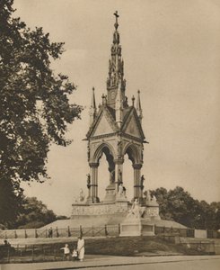 O Albert Memorial desafia o clima e as críticas, c1935. de Unbekannt