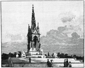 Albert Memorial, Kensington, Londres, 1900 de Unbekannt