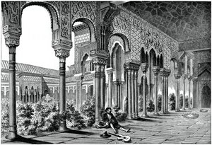 Palácio de Alhambra, Granada, Espanha, 1870 de Unbekannt