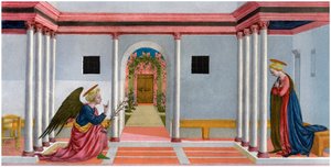 A Anunciação, c1445, 1958 de Unbekannt