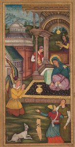 A Anunciação, de Mirat al-quds do Padre Jerome Xavier Spanish, 1549-1617, 1602-1604. de Unbekannt