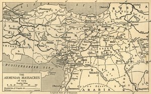 Os massacres armênios de 1915, Primeira Guerra Mundial, c1920. de Unbekannt