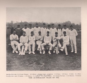 A equipe australiana de críquete de 1912 de Unbekannt