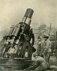 O austríaco Siege Howitzer de 12 polegadas, 1914-1918, c1920. de Unbekannt