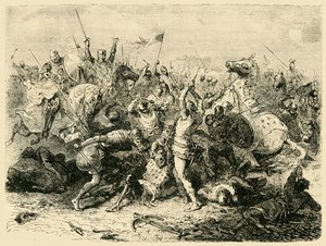 A Batalha dos Bouvines, 1214, 1890. de Unbekannt