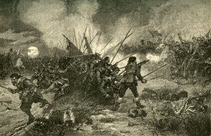 A Batalha de Marston Moor, 2 de julho de 1644, 1890. de Unbekannt