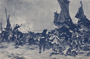 A Batalha de Quiberon, 1795, 1896 de Unbekannt
