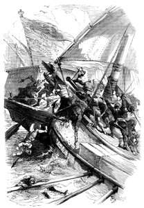 A Batalha de Sluys, 24 de junho de 1340 de Unbekannt