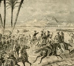 A Batalha das Pirâmides, 1798, 1890. de Unbekannt