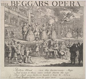 A ópera dos mendigos, 1728. de Unbekannt