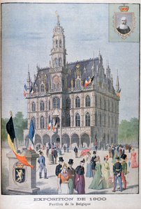 O pavilhão da Bélgica na Exposição Universal de 1900, Paris, 1900 de Unbekannt