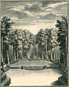 O Bosquet du Théâtre dEau nos jardins de Versalhes, França, 1903. de Unbekannt
