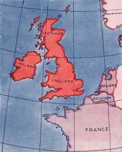 Ilhas Britânicas e França, Bélgica e Holanda ao meio-dia em meados do verão de 1935 de Unbekannt