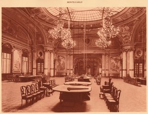 O cassino. - Salão Schmits, Monte Carlo, 1930. de Unbekannt
