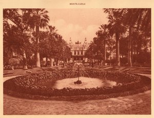 O cassino, Monte Carlo, 1930. de Unbekannt