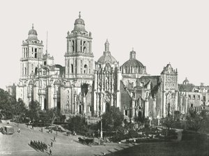 A Catedral, Cidade do México, México, 1895. de Unbekannt