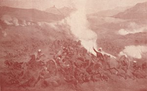 A carga de cavalaria em balaclava, 1854 1909 de Unbekannt