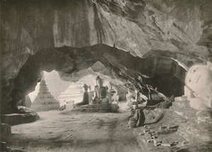 As cavernas de Moulmein, 1900. de Unbekannt