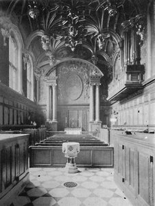 A Capela, Palácio de Hampton Court, 1903 de Unbekannt