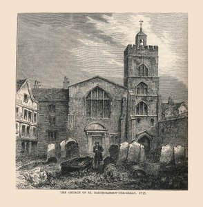 A Igreja de São Bartolomeu-o-Grande, 1737 de Unbekannt