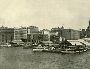 O Circular Quay, Sydney, 1901. de Unbekannt