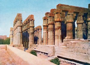 A Colunata de Amenhotep III, Templo de Luxor, Egito, século 20 de Unbekannt