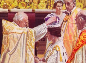 A coroação da rainha Elizabeth 1900-2002, 1937 de Unbekannt