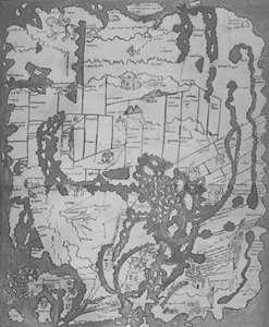 O Mapa Cottoniana ou Anglo-Saxão MS Tib. BV, c995, 1903 de Unbekannt