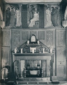 O Cupido e o Psique Friso no Muro Norte Norte do Palácio I, c1898 de Unbekannt