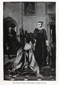 A sentença de morte entregue a Mary Stuart, 1882 de Unbekannt