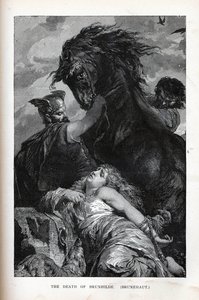 A morte de Brunhilde, Brunehaut, 1882 de Unbekannt