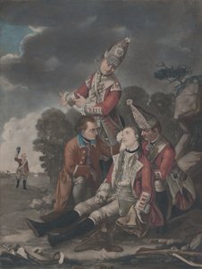 A morte do general Wolfe em Quebec setembro de 1759, 10 de outubro de 1779. de Unbekannt