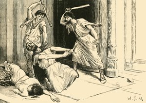 A morte de Tibério Graco, 1890. de Unbekannt