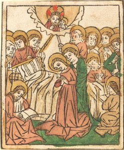 A Morte da Virgem, c. 1460. de Unbekannt