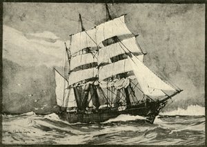 A descoberta sob a vela cheia, 1901. de Unbekannt