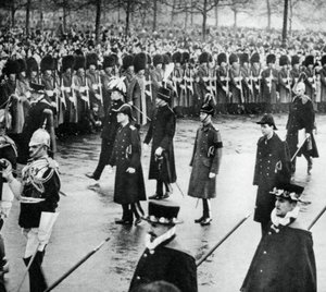 O duque de York na procissão fúnebre do rei George Vs, 1936, 1937 de Unbekannt