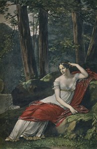 A imperatriz Josephine no parque em Malmaison, 1809, 1896 de Unbekannt