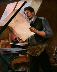 O gravador, 1911-1912 de Unbekannt