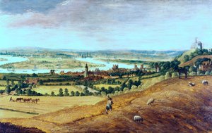Os arredores de Londres de Greenwich, c1620-1630 de Unbekannt