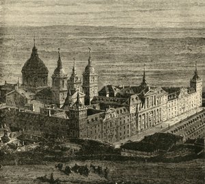 O Escurial, perto de Madri, 1890. de Unbekannt