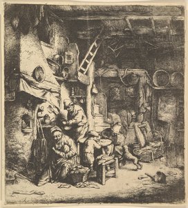 A cópia reversa da Família, 1610-85. de Unbekannt