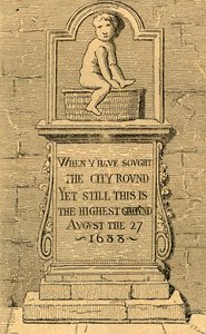 A figura no beco de Panyer, 1897. de Unbekannt