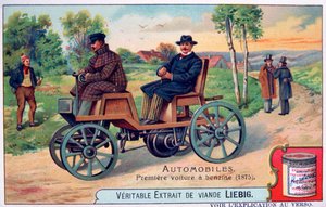 O primeiro automóvel de benzina, 1875, c1900 de Unbekannt