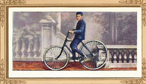 A primeira bicicleta com pneus pneumáticos, 1939 de Unbekannt