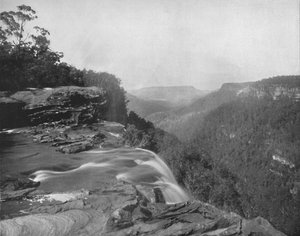 As Cataratas de Fitzroy, século XIX de Unbekannt