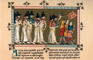 Os flagelantes de Doornik em 1349, 1903 de Unbekannt