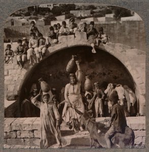 A Fonte da Virgem, Nazaré, c1900 de Unbekannt