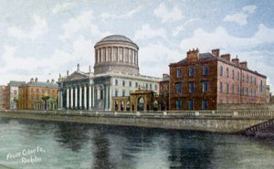 The Four Courts, Dublin, Irlanda, c1900s-c1920s de Unbekannt