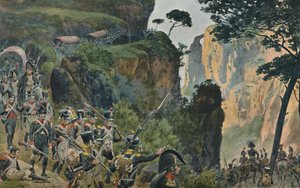 O exército francês nas montanhas de Portugal, 1896 de Unbekannt