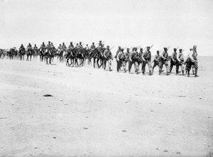 A Legião Estrangeira Francesa em manobras, Boudenib, Marrocos, 1911 de Unbekannt